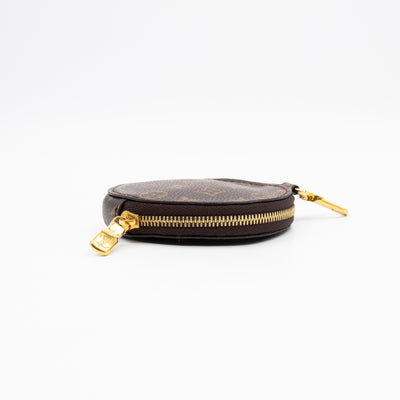 Round Coin Purse Monogram