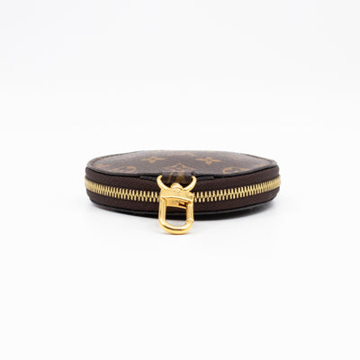 Round Coin Purse Monogram