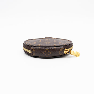 Round Coin Purse Monogram