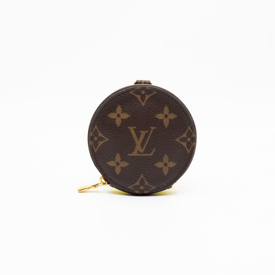 Round Coin Purse Monogram