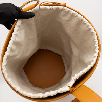 JJ Large Bucket Brown Leather