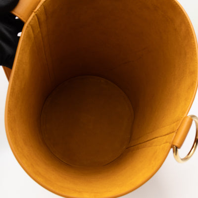 JJ Large Bucket Brown Leather