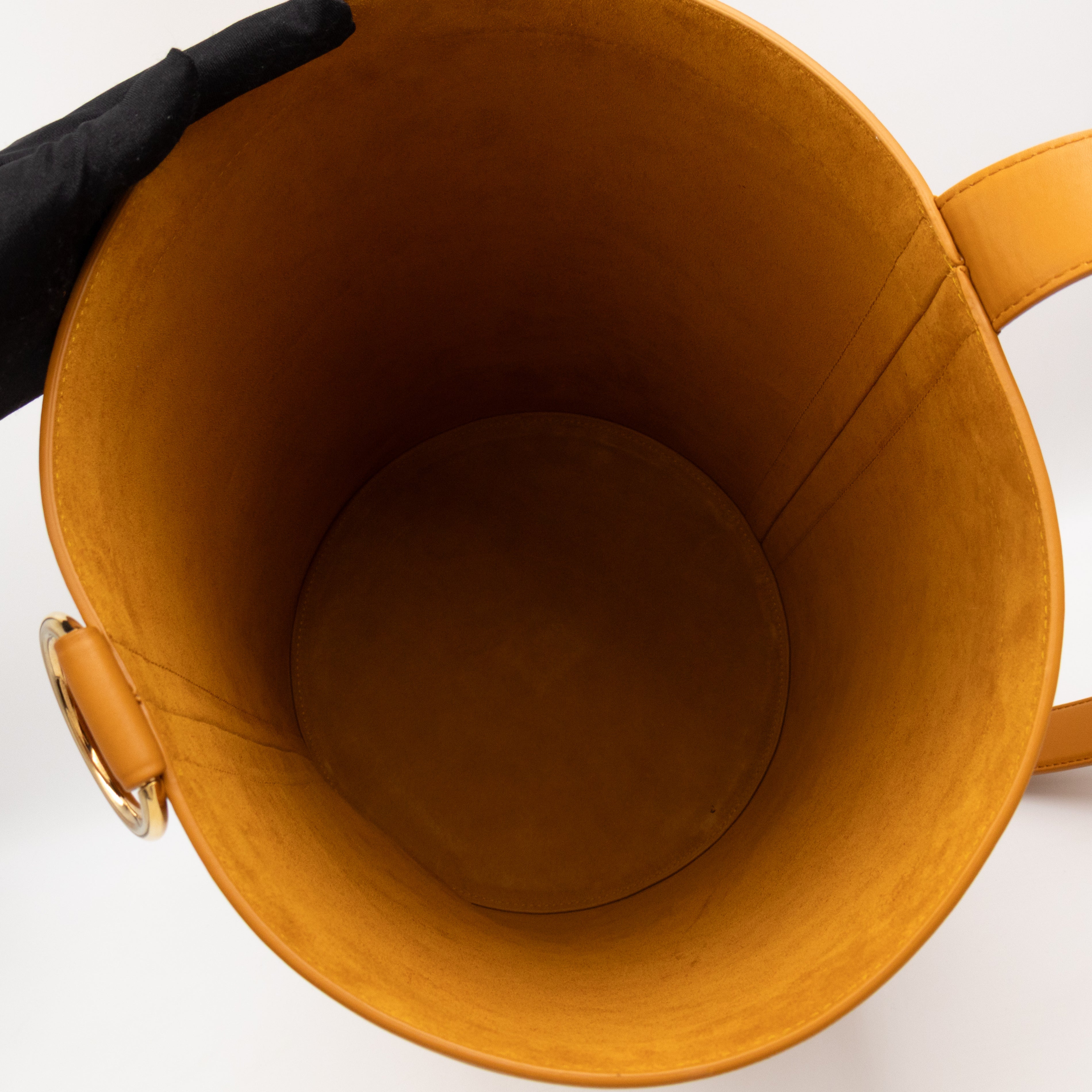 JJ Large Bucket Brown Leather