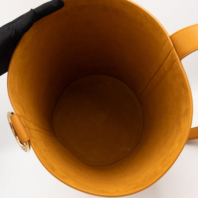 JJ Large Bucket Brown Leather