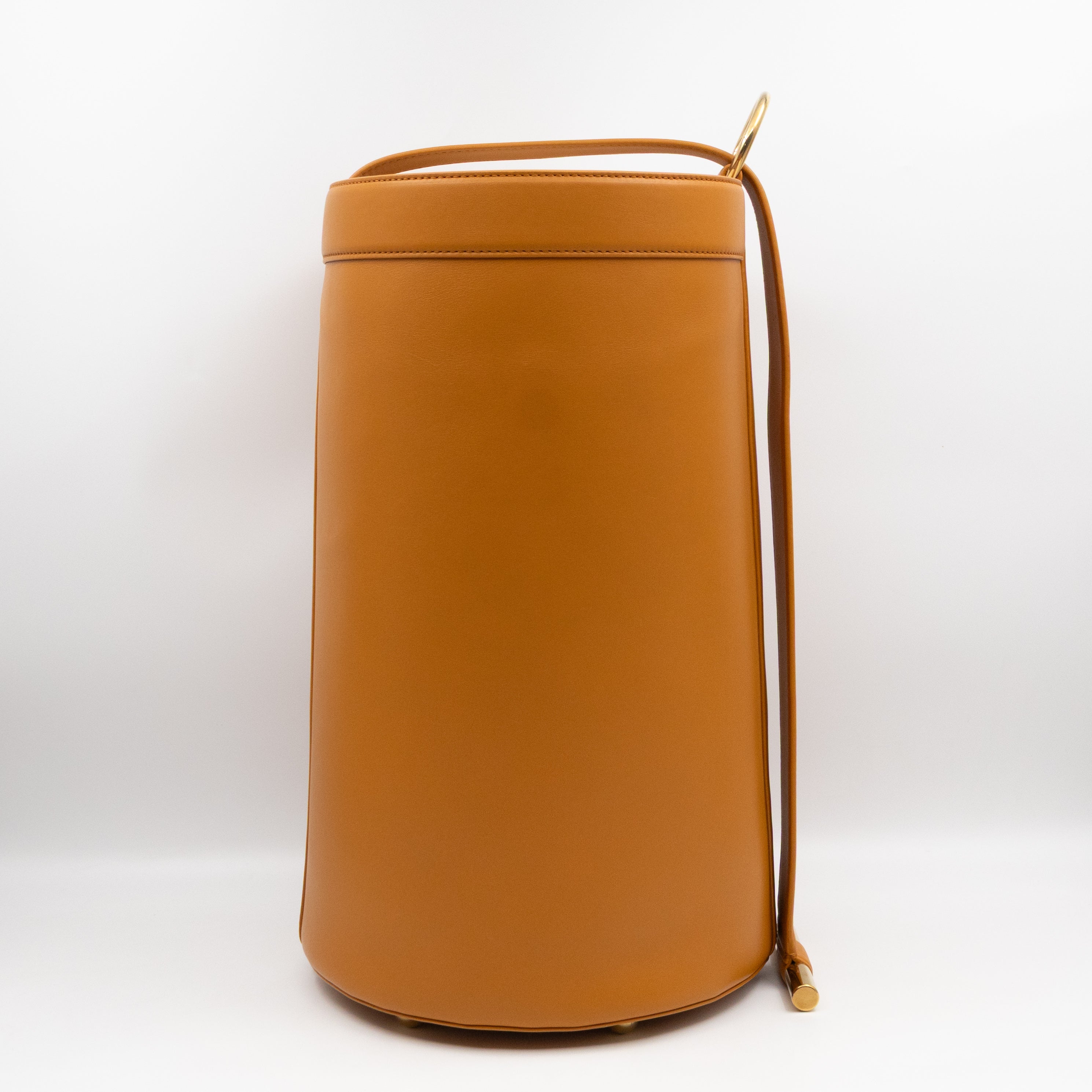 JJ Large Bucket Brown Leather