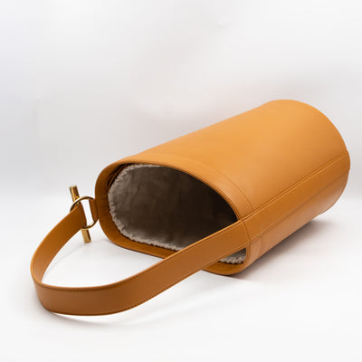 JJ Large Bucket Brown Leather
