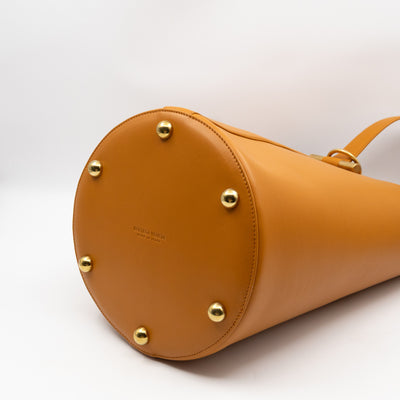 JJ Large Bucket Brown Leather