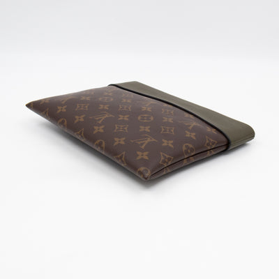 Tuileries Pochette Monogram Khaki Leather
