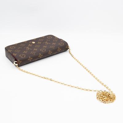Pochette Felicie Monogram Fuchsia