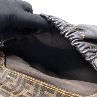 Magic Shoulder Bag Black Leather