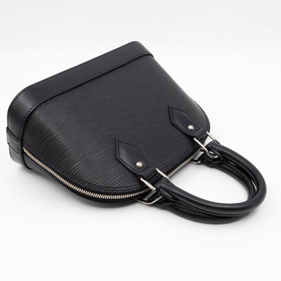 Alma BB Black Epi Leather