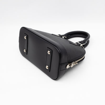 Alma BB Black Epi Leather