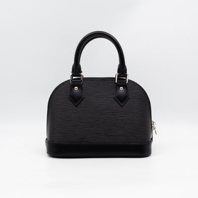 Alma BB Black Epi Leather