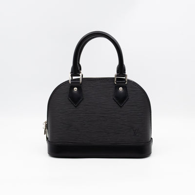 Alma BB Black Epi Leather