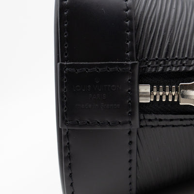 Alma BB Black Epi Leather
