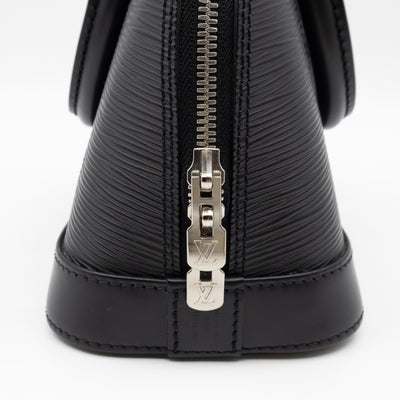 Alma BB Black Epi Leather