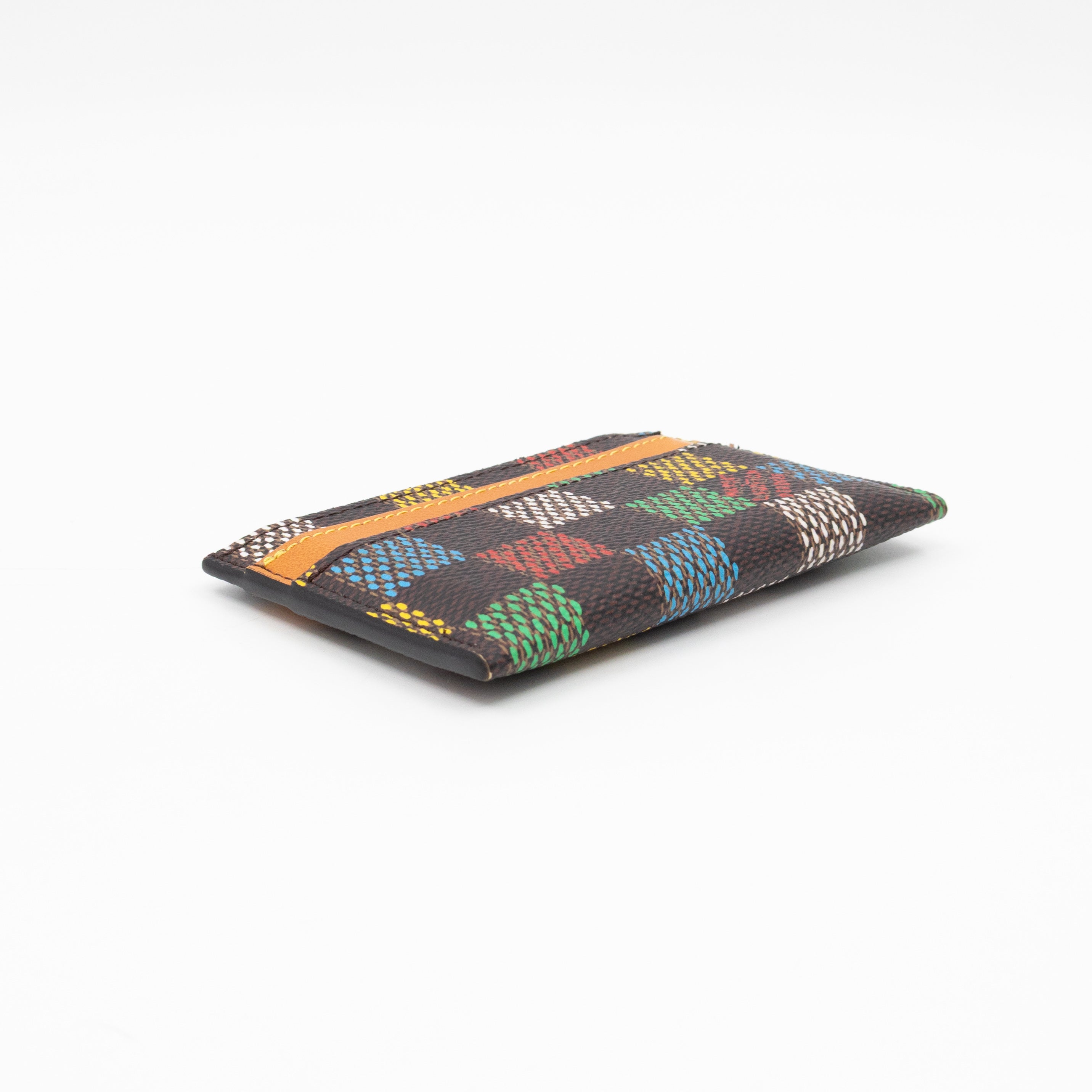 Double Card Holder LV Vers Damier Ebene