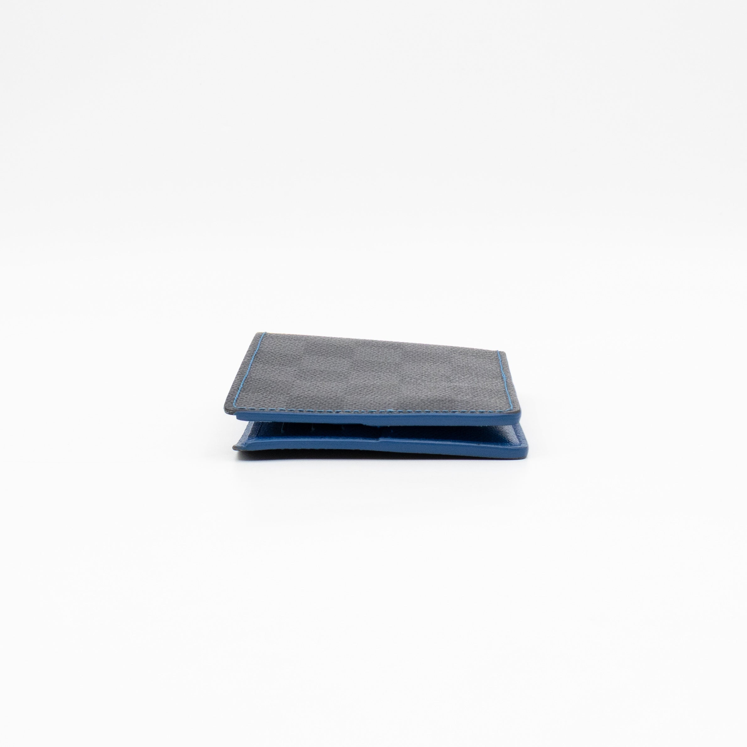 Slender Wallet Damier Graphite Bleu