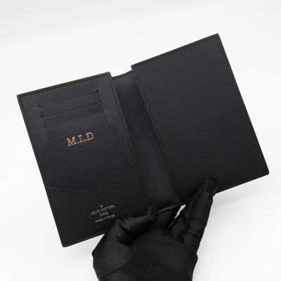 Passport Cover Damier Graphite