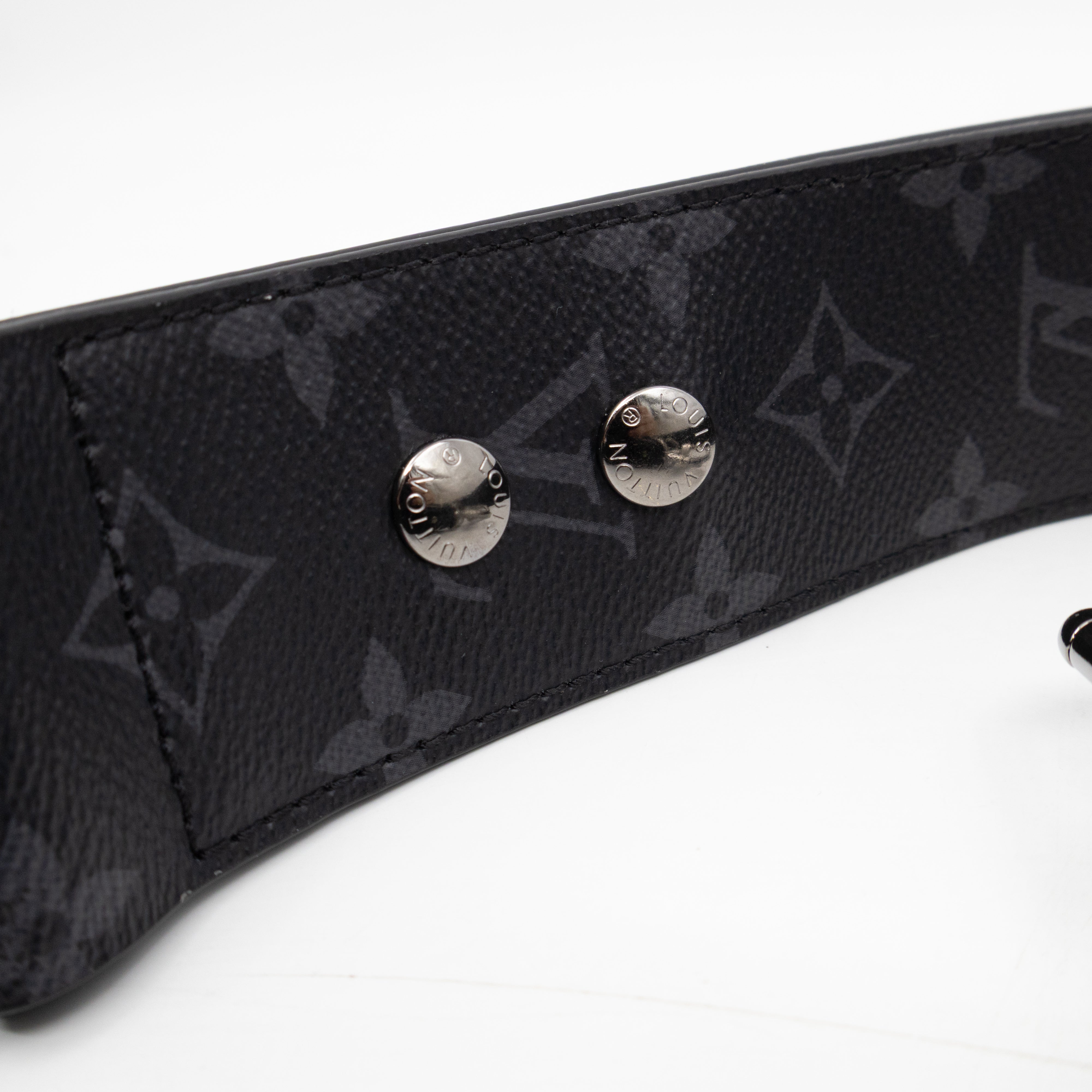 Bandouliere Reversible Strap Monogram Eclipse Reverse