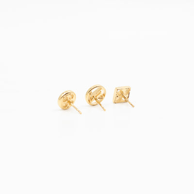 Crazy In Lock Earrings Set Gold