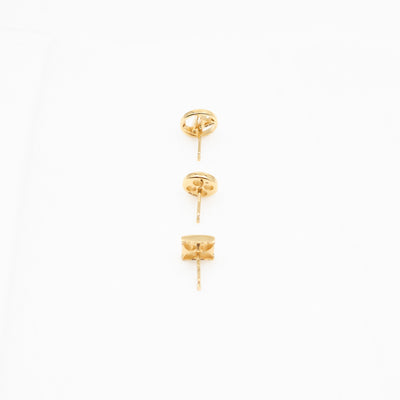 Crazy In Lock Earrings Set Gold