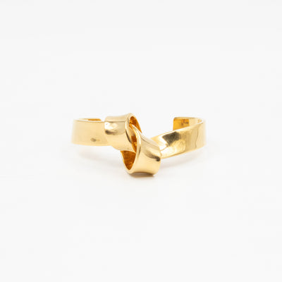 Flat Knot Bracelet Gold
