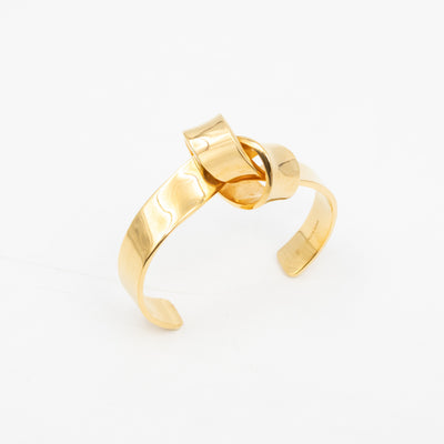 Flat Knot Bracelet Gold