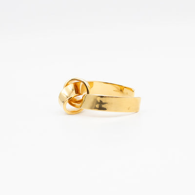 Flat Knot Bracelet Gold