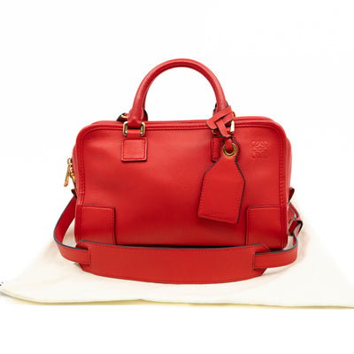 Amazona 23 Crossbody Bag Red Leather