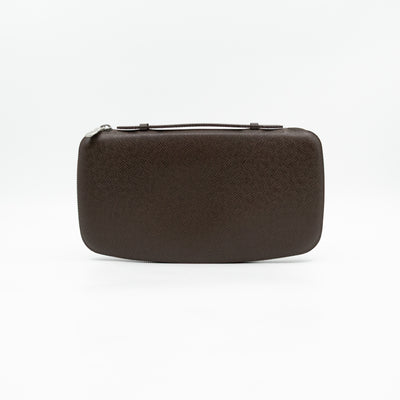 Atoll Travel Organizer Case Brown Taigarama Leather