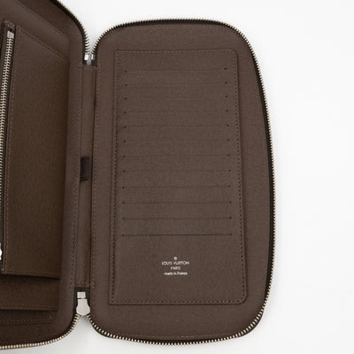 Atoll Travel Organizer Case Brown Taigarama Leather