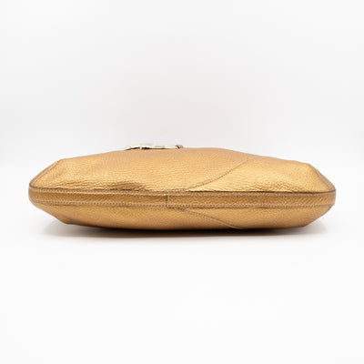 Hasler Horsebit Hobo Bronze Metallic Leather