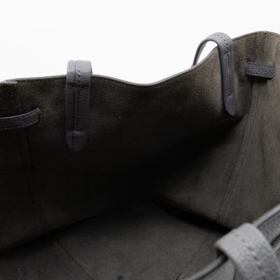 Cabas Phantom Tote Grey Leather