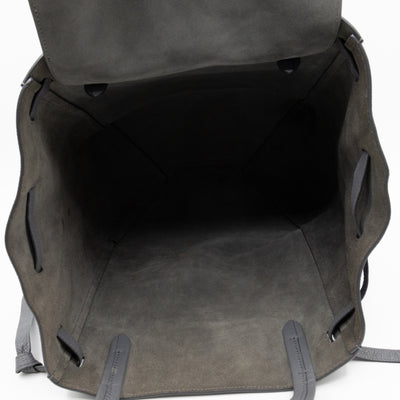 Cabas Phantom Tote Grey Leather