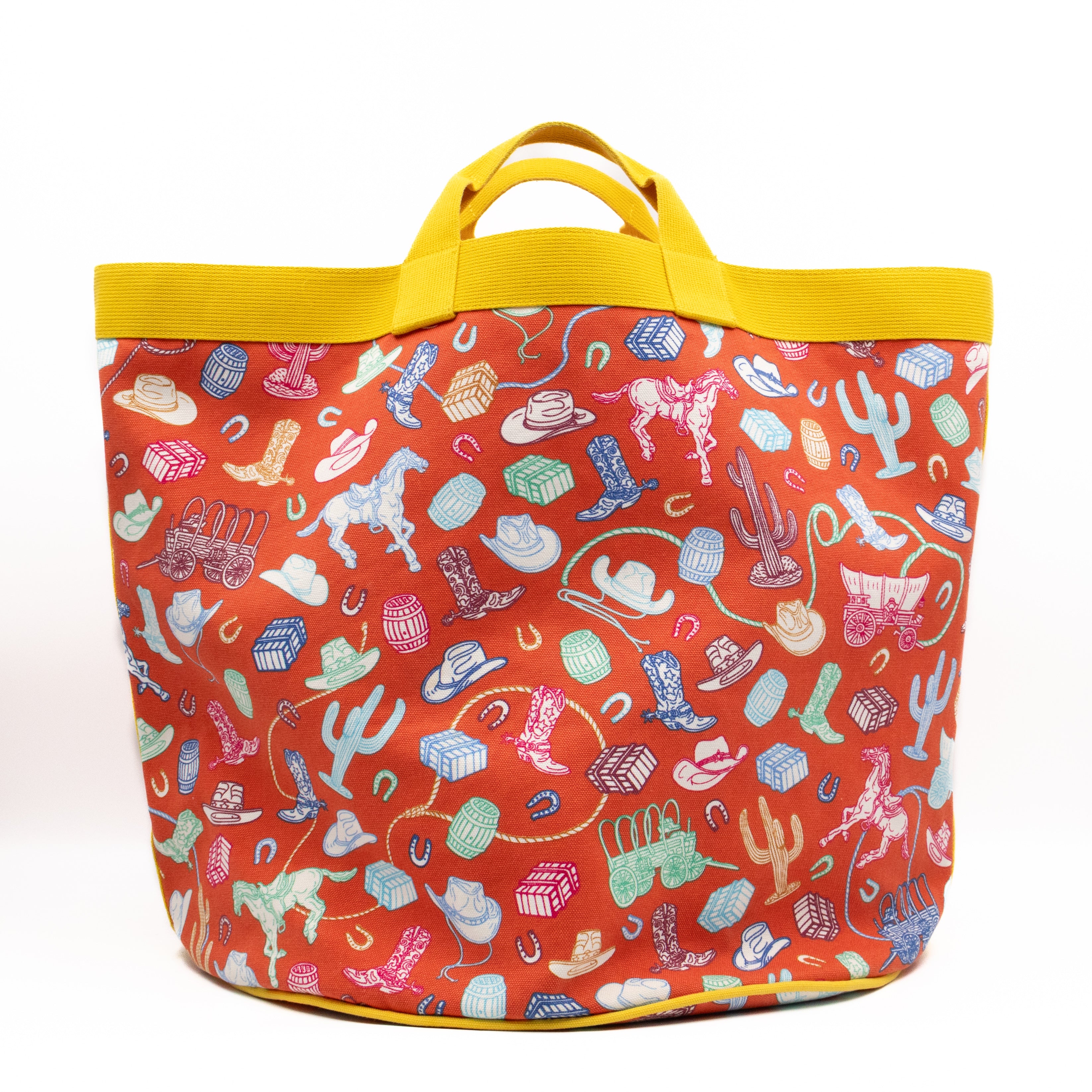 Western And Toy Company Basket Bucket Orange