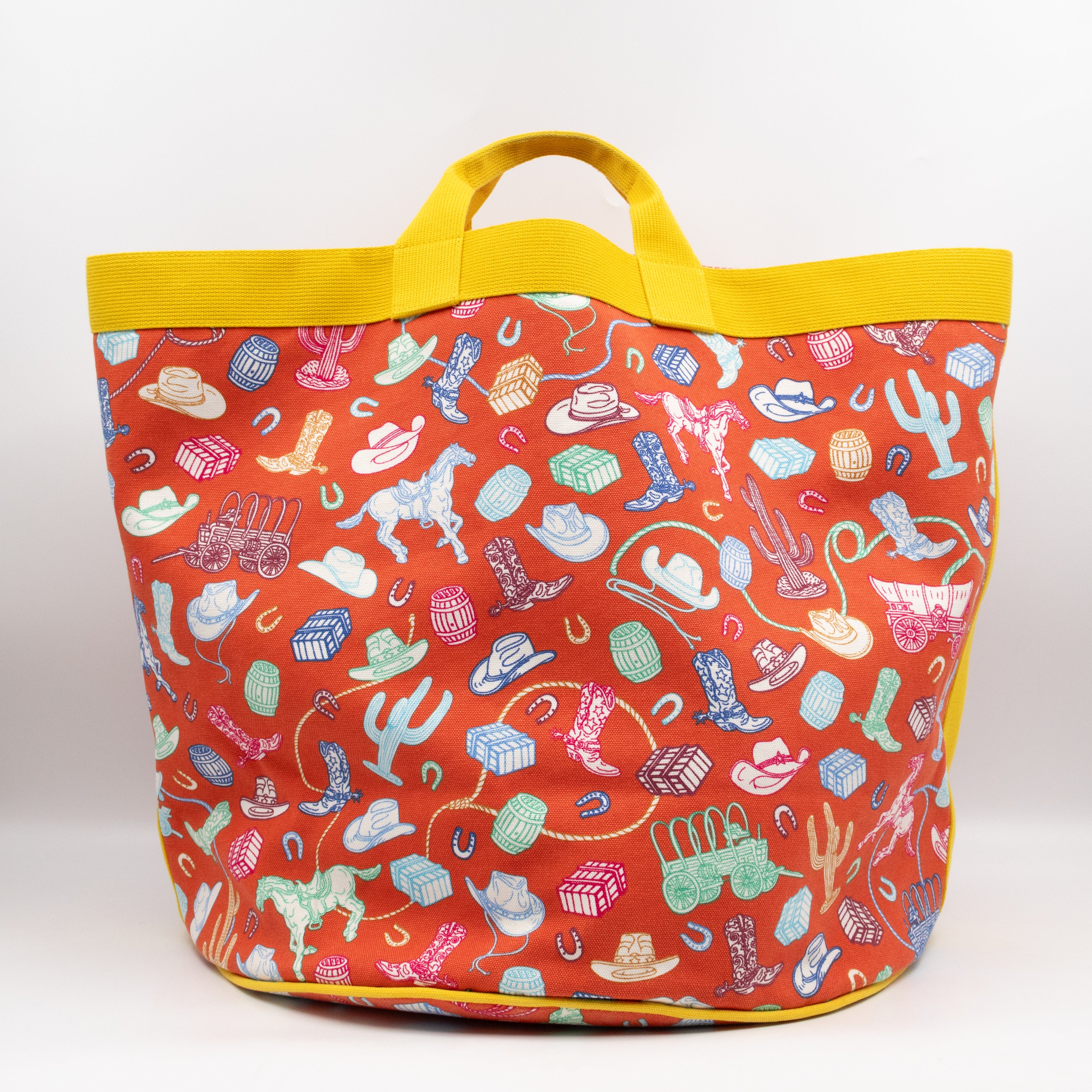 Western And Toy Company Basket Bucket Orange