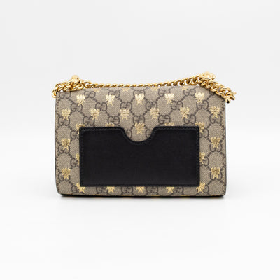 Padlock Flap Bag Small GG Supreme Bees