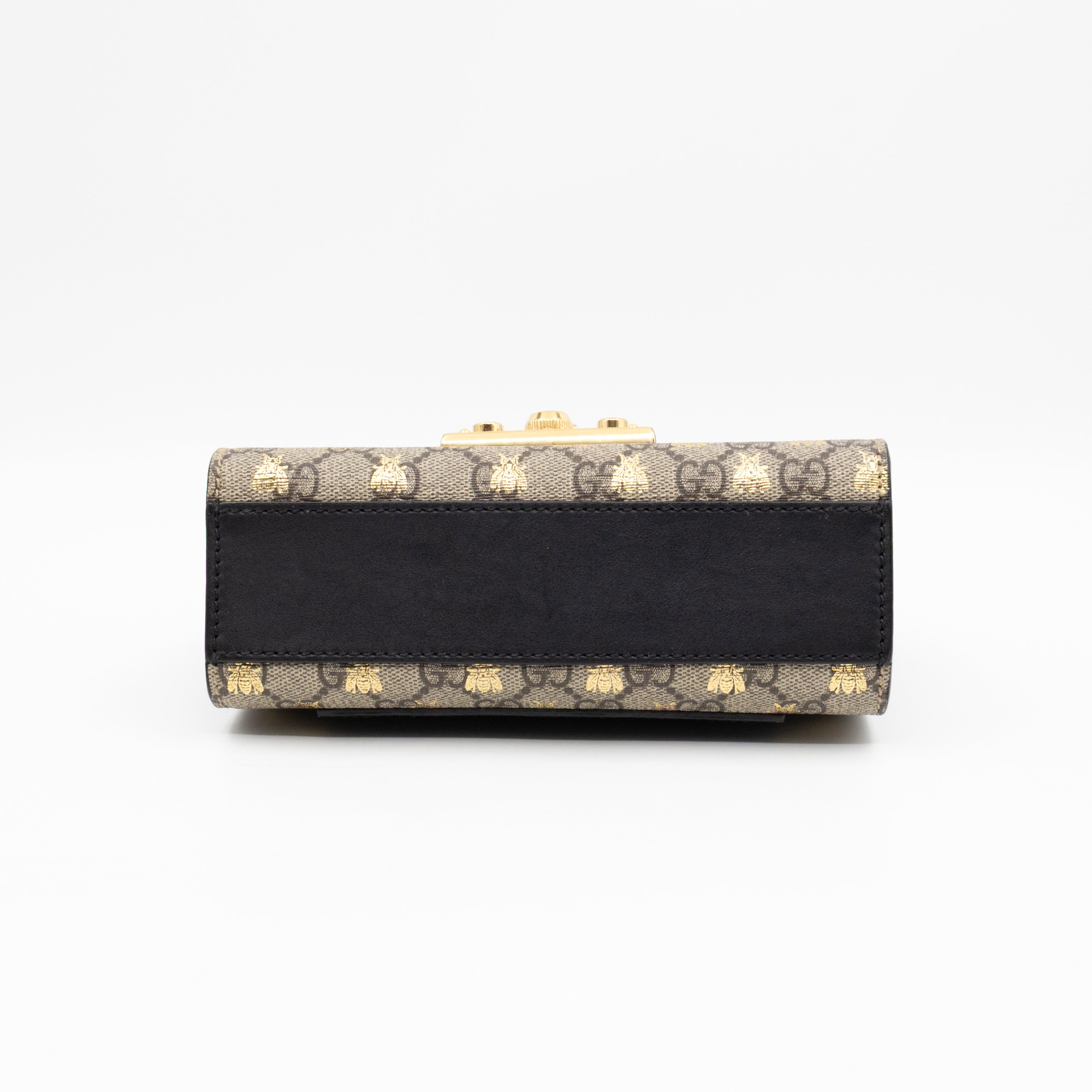 Padlock Flap Bag Small GG Supreme Bees