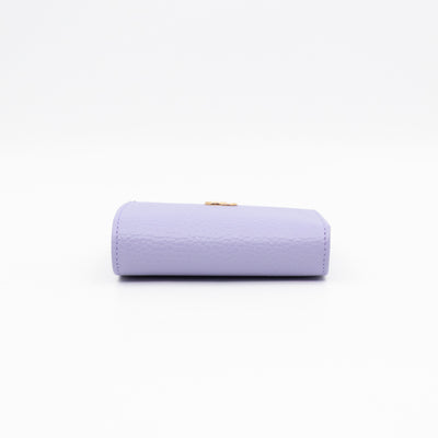 GG Marmont Card Case Wallet Lilac Leather