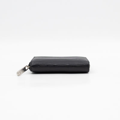 Zippy Coin Purse Black Epi Leather