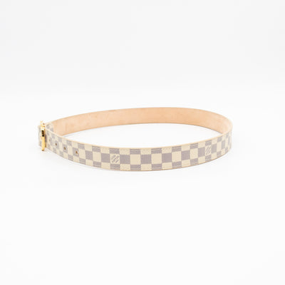 Ceinture Belt Mini Damier Azur 75 cm