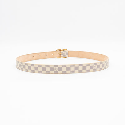 Ceinture Belt Mini Damier Azur 75 cm