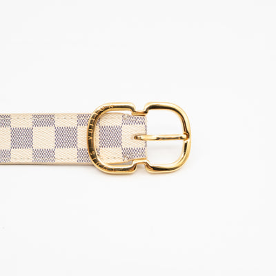 Ceinture Belt Mini Damier Azur 75 cm