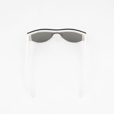 Ski Cat-eye Sunglasses White & Grey