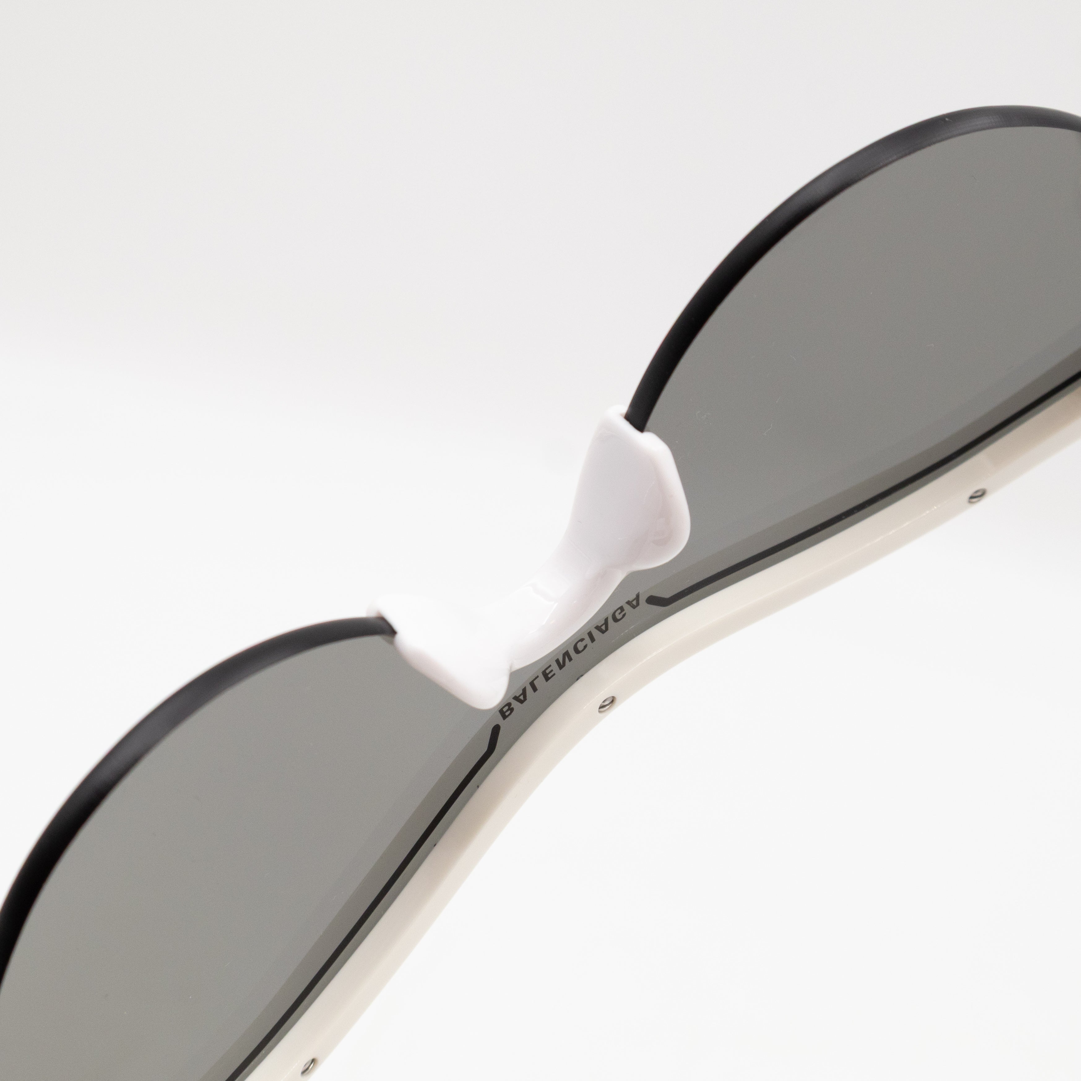 Ski Cat-eye Sunglasses White & Grey