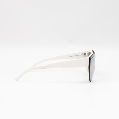 Ski Cat-eye Sunglasses White & Grey
