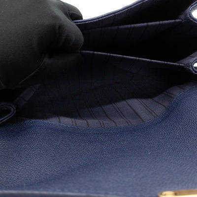 Pochette Metis Navy Monogram Empreinte Leather