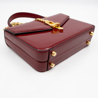 Sylvie 1969 Top Handle Red Patent Leather