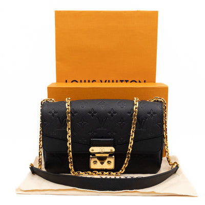 Marceau Black Monogram Empreinte Leather